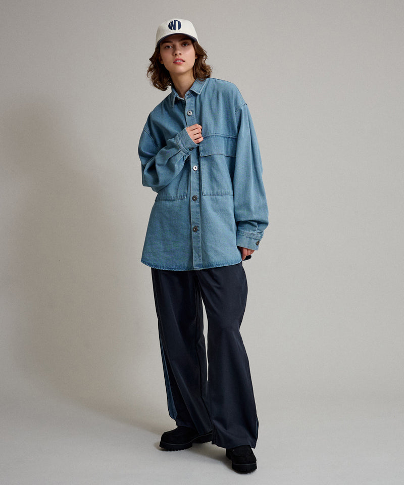 【WETTEMPT｜ウィテンプト】BIG POCKET DENIM SHIRT / ビッグポケットデニムシャツ