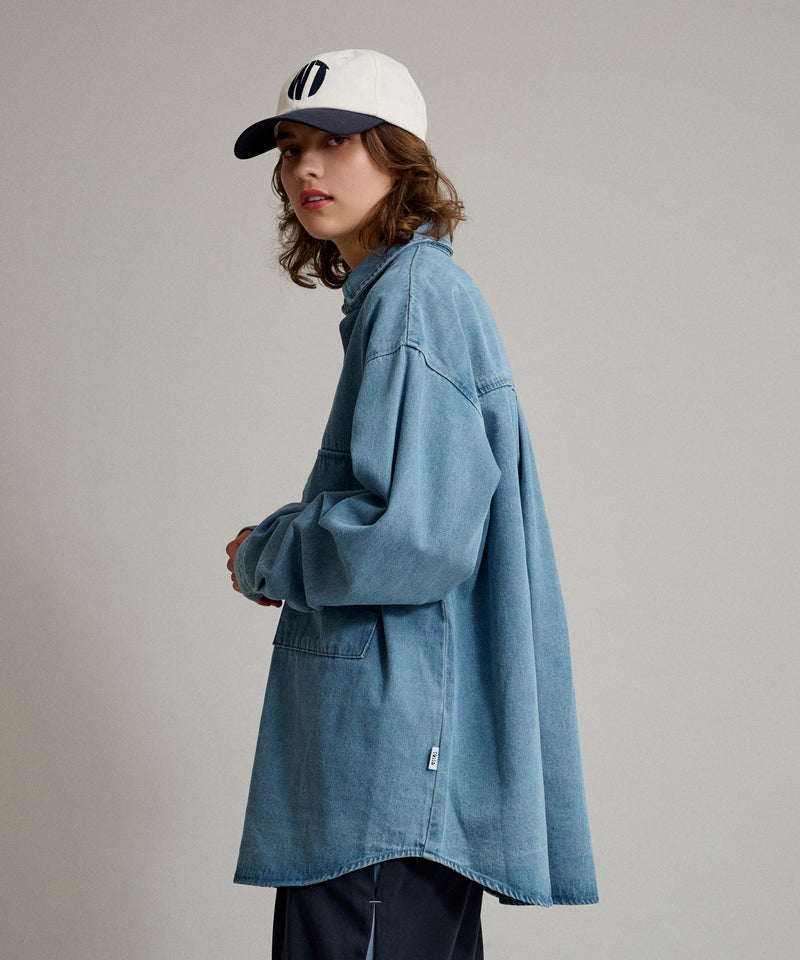 【WETTEMPT｜ウィテンプト】BIG POCKET DENIM SHIRT / ビッグポケットデニムシャツ