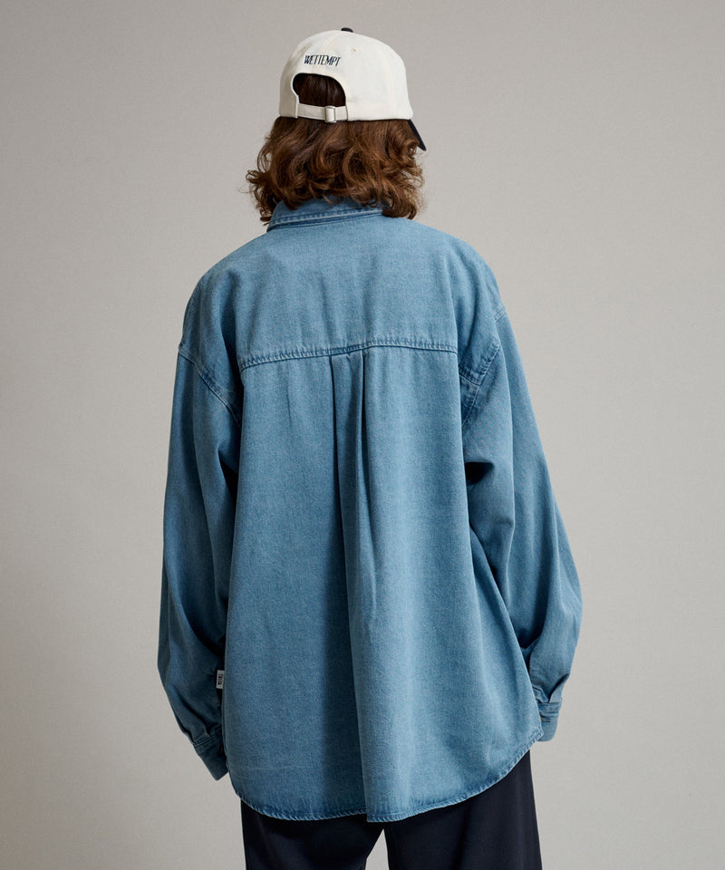 【WETTEMPT｜ウィテンプト】BIG POCKET DENIM SHIRT / ビッグポケットデニムシャツ