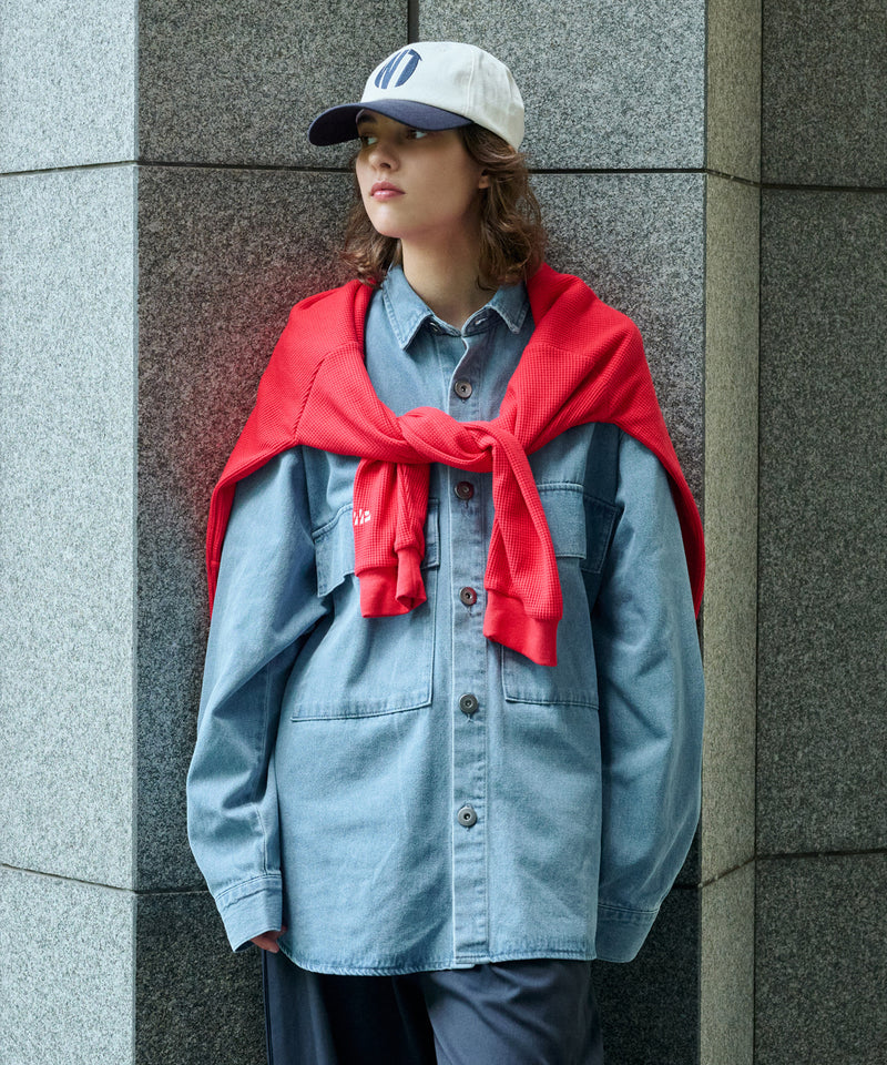 【WETTEMPT｜ウィテンプト】BIG POCKET DENIM SHIRT / ビッグポケットデニムシャツ