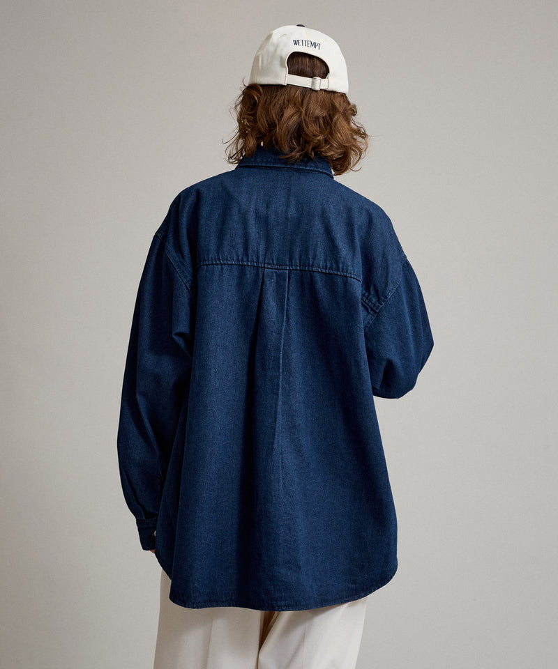 【WETTEMPT｜ウィテンプト】BIG POCKET DENIM SHIRT / ビッグポケットデニムシャツ