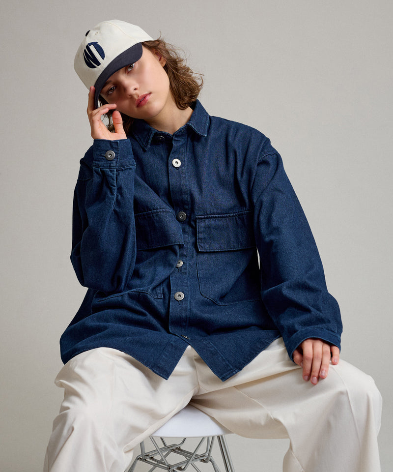 【WETTEMPT｜ウィテンプト】BIG POCKET DENIM SHIRT / ビッグポケットデニムシャツ