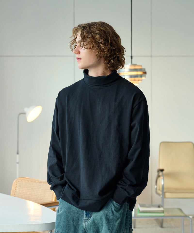 【WETTEMPT】BASIC TURTLE NECK LONG TEE /ベーシックタートルネックロンT