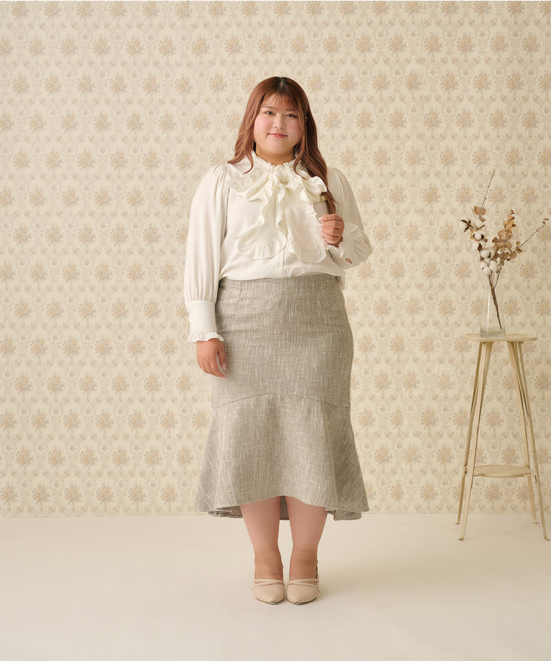 FRILL BOWTIE BLOUSE/フリルボウタイブラウス