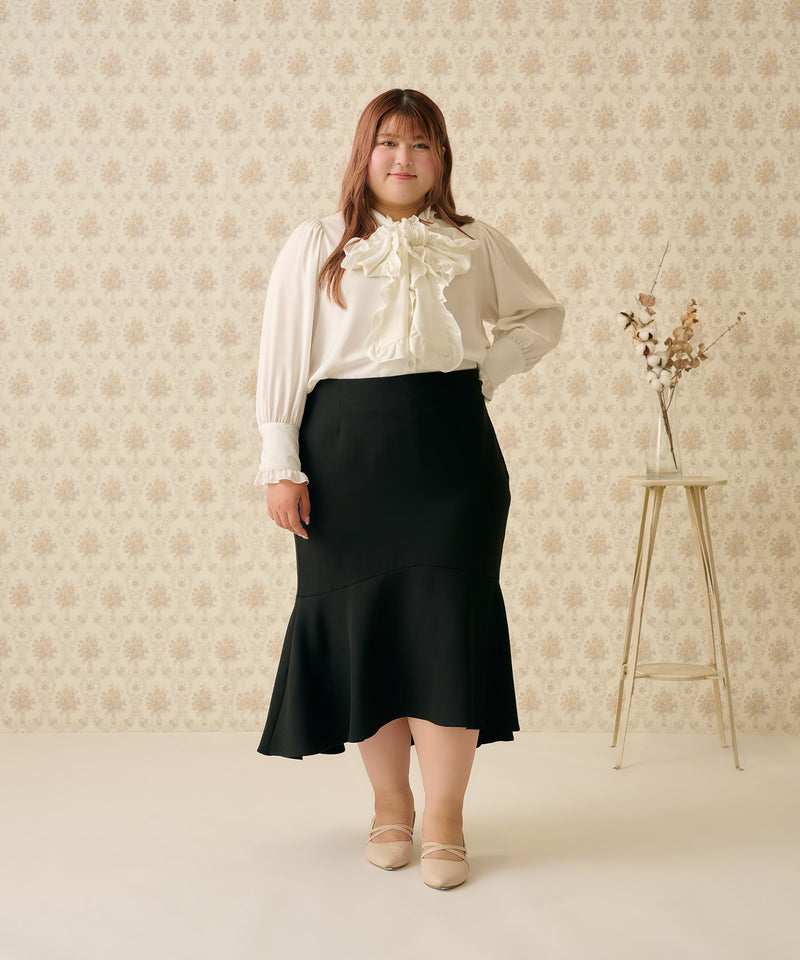 FRILL BOWTIE BLOUSE/フリルボウタイブラウス