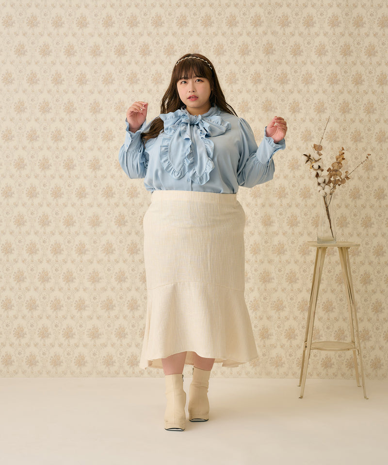 FRILL BOWTIE BLOUSE/フリルボウタイブラウス