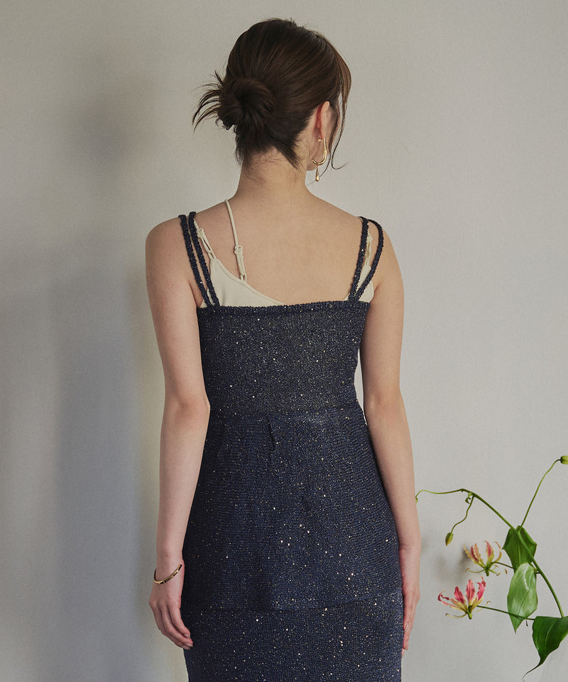 spangle peplum bustier / スパンコールペプラムビスチェ