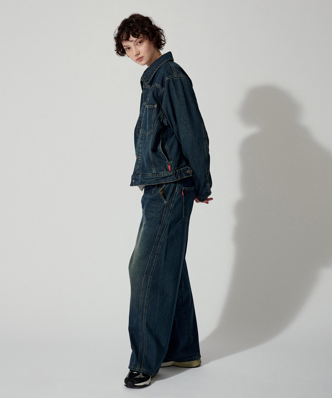 WETTEMPT ヴィンテージウォッシュワイドデニムパンツ WETTEMPT（ウィテンプト）の「VINTAGE WASH WIDE DENIM PANTS