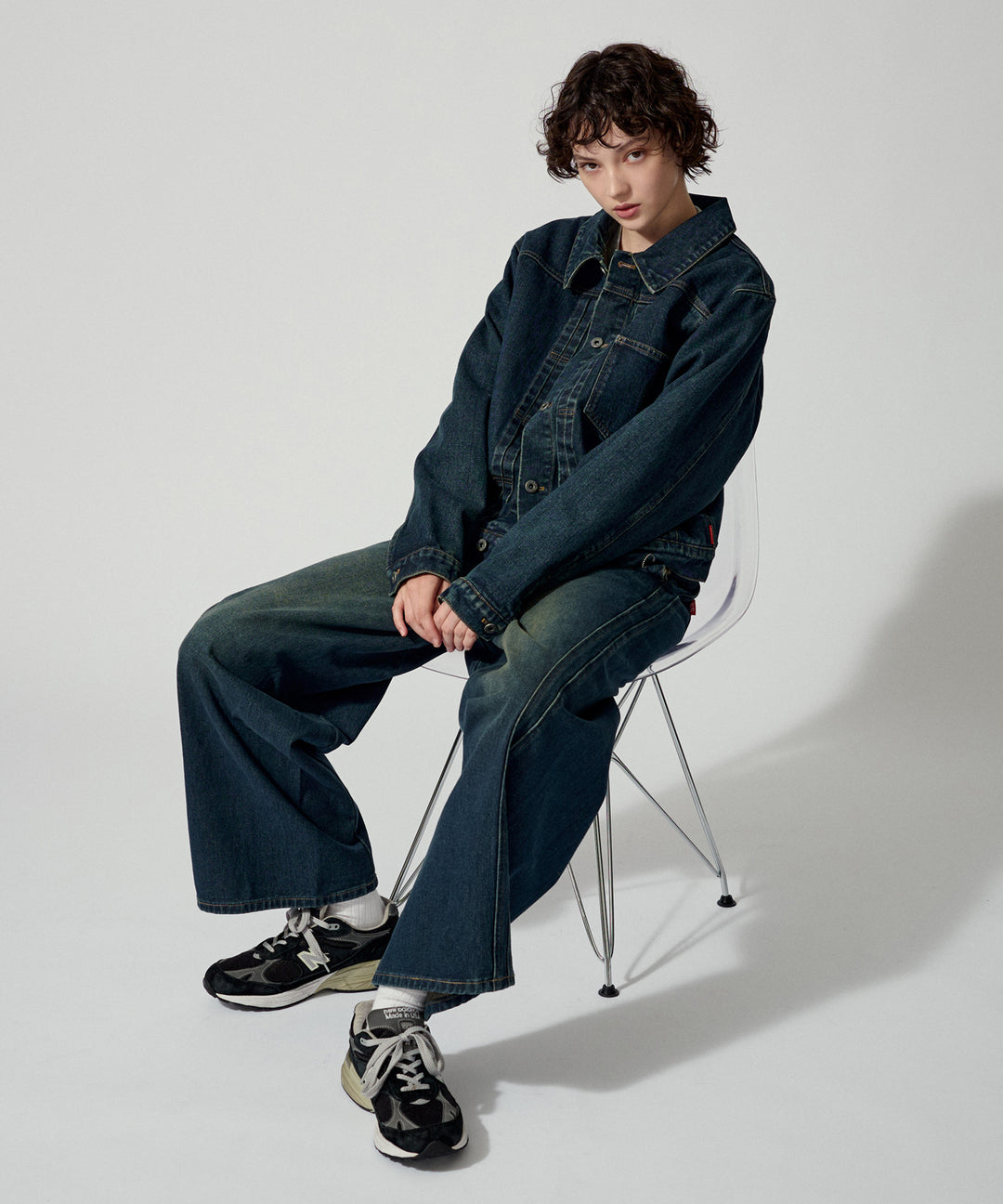 LITMUS vintage デニムジャケット LITMUS vintage デニムジャケット VINTAGE WASHED DENIM ZIP