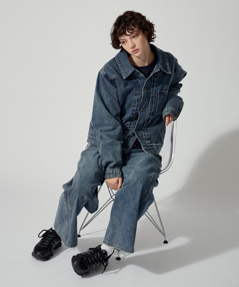 【WETTEMPT｜ウィテンプト】 VINTAGE LIKE DENIM JACKET / ヴィンテージライクデニムジャケット