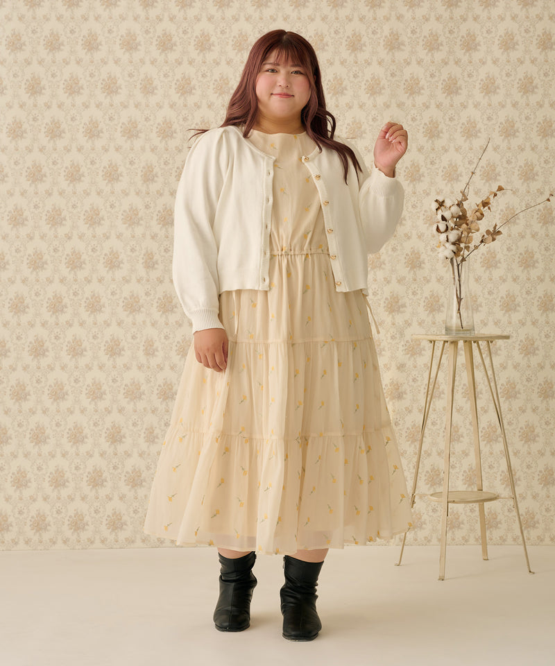 TIERED DRESS/ふんわりティアードワンピース