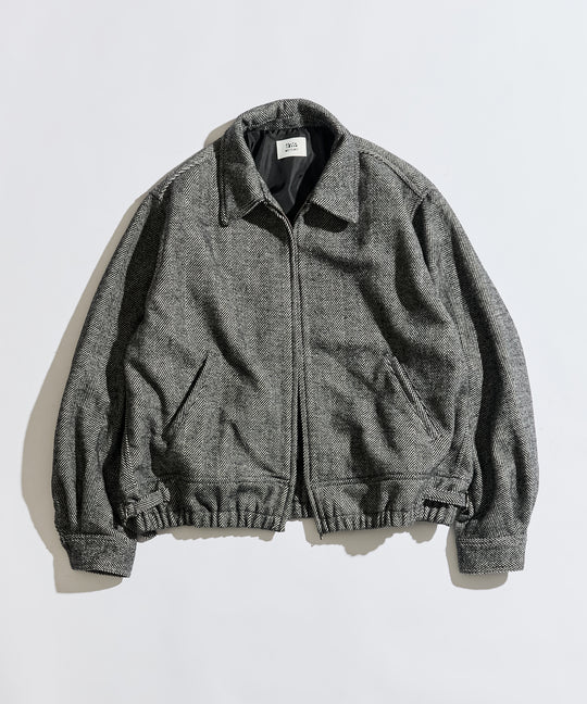 【WETTEMPT｜ウィテンプト】 HERRINGBONE TWEED BLOUSON / ヘリンボーンツイードブルゾン