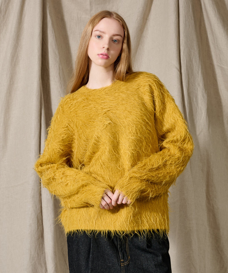 新色追加【WETTEMPT｜ウィテンプト】WOOL MIXED PERM SHAGGY KNIT /ウールミックスパーマシャギーニット