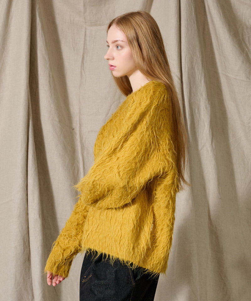 新色追加【WETTEMPT｜ウィテンプト】WOOL MIXED PERM SHAGGY KNIT /ウールミックスパーマシャギーニット