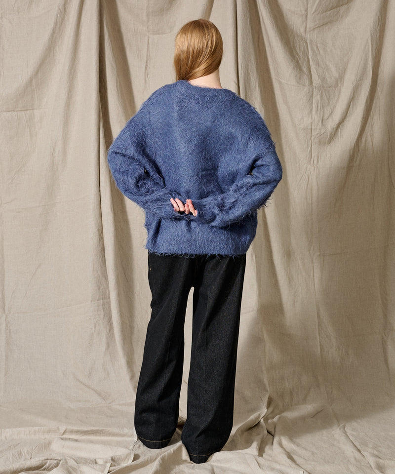 新色追加【WETTEMPT｜ウィテンプト】WOOL MIXED PERM SHAGGY KNIT /ウールミックスパーマシャギーニット