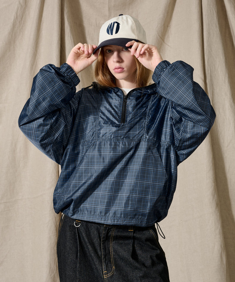 【WETTEMPT｜ウィテンプト】CHECKED ANORAK PARKA / チェックアノラックパーカー