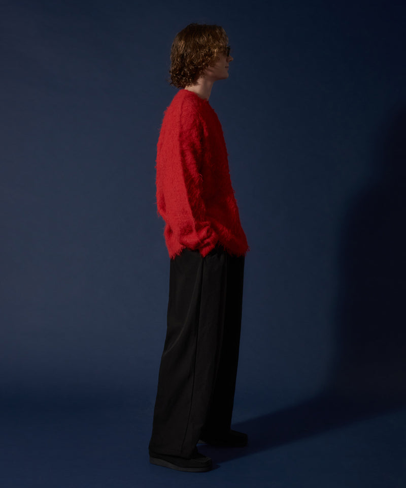 【WETTEMPT】WOOL MIXED SHAGGY KNIT /ウールミックスシャギーニット