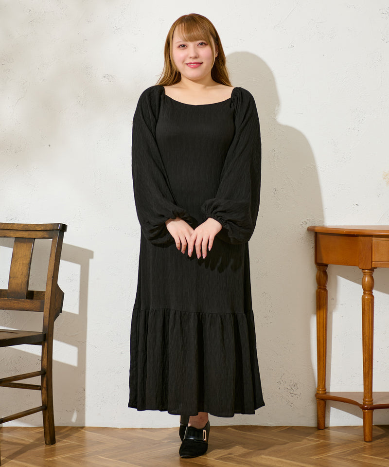 MULTIWAY JACQUARD ONE PIECE / 3wayジャガードロングワンピース