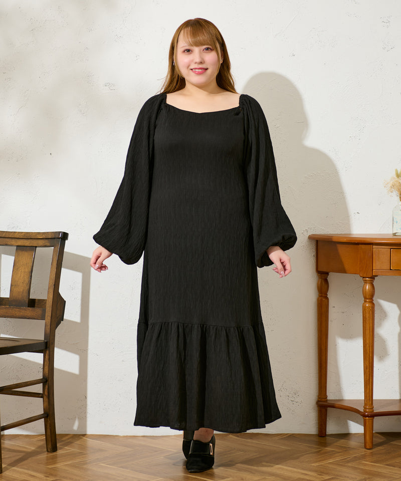 MULTIWAY JACQUARD ONE PIECE / 3wayジャガードロングワンピース