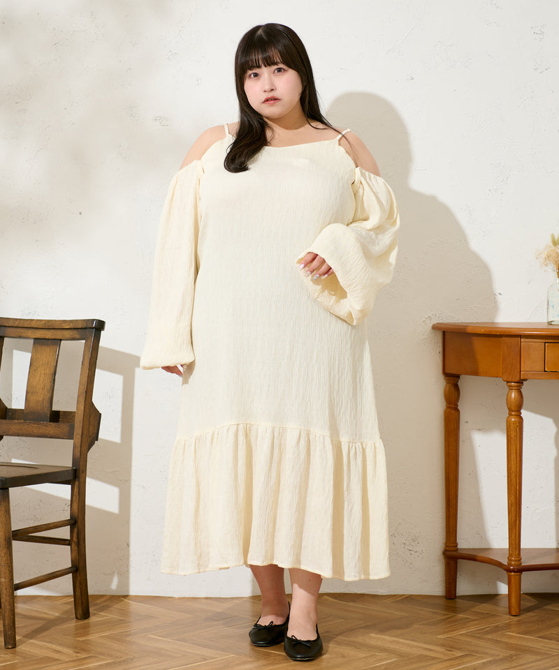 MULTIWAY JACQUARD ONE PIECE / 3wayジャガードロングワンピース