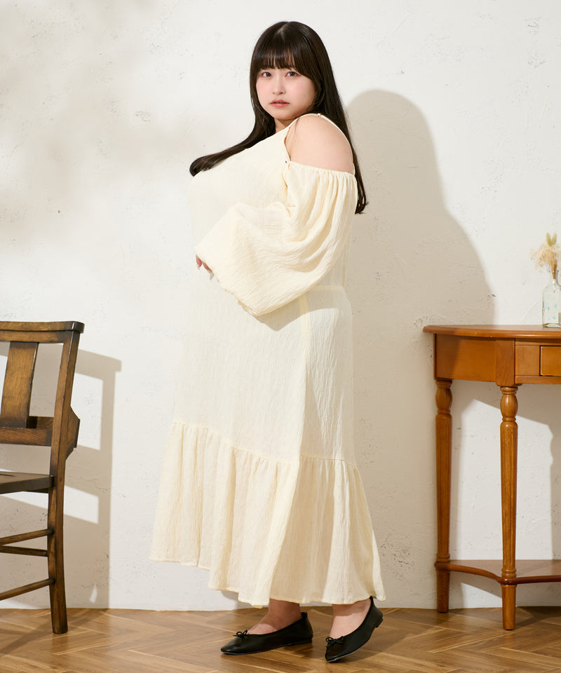 MULTIWAY JACQUARD ONE PIECE / 3wayジャガードロングワンピース