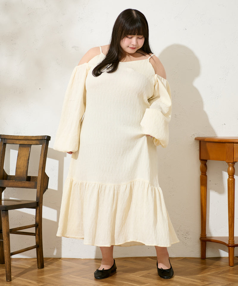 MULTIWAY JACQUARD ONE PIECE / 3wayジャガードロングワンピース