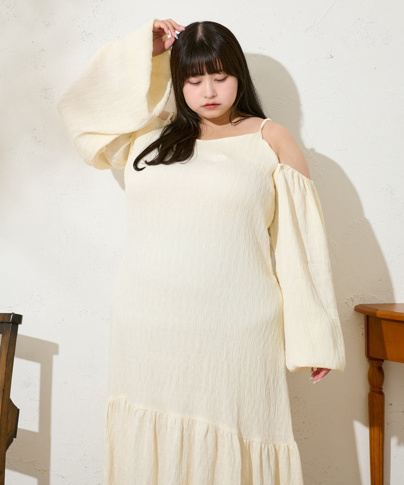 MULTIWAY JACQUARD ONE PIECE / 3wayジャガードロングワンピース