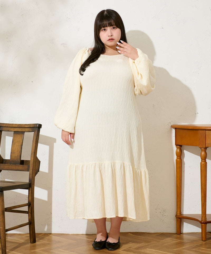 MULTIWAY JACQUARD ONE PIECE / 3wayジャガードロングワンピース