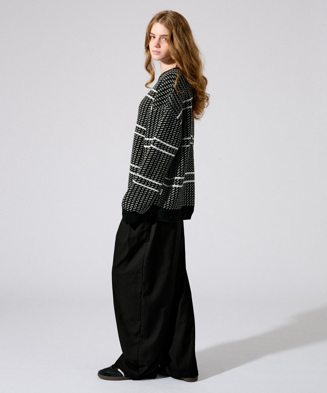 WETTEMPT｜ウィテンプト】BIRDS EYE BORDER KNIT /バーズアイ