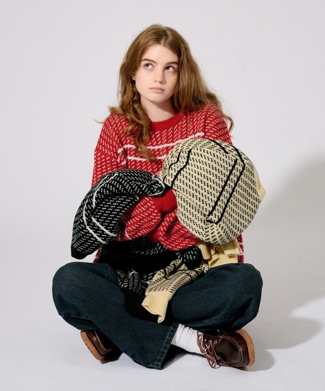 everyone high gauge cotton border ボーダー everyone high-gauge