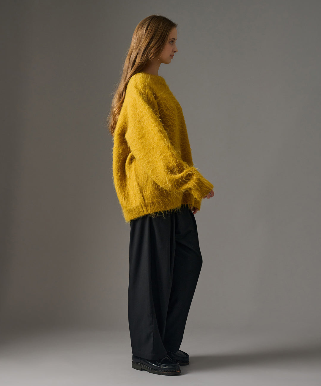 ORGUE Shaggy knit【Ivory】