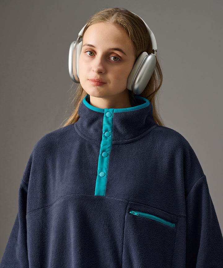 WETTEMPT｜ウィテンプト】BI-COLOR FLEECE PULLOVER / バイカラー