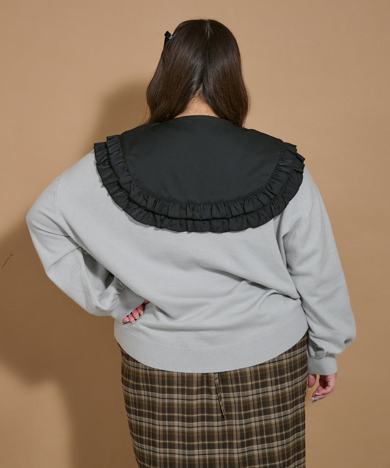 【予約商品】FRILLS FALSE COLLAR/フリル付け襟