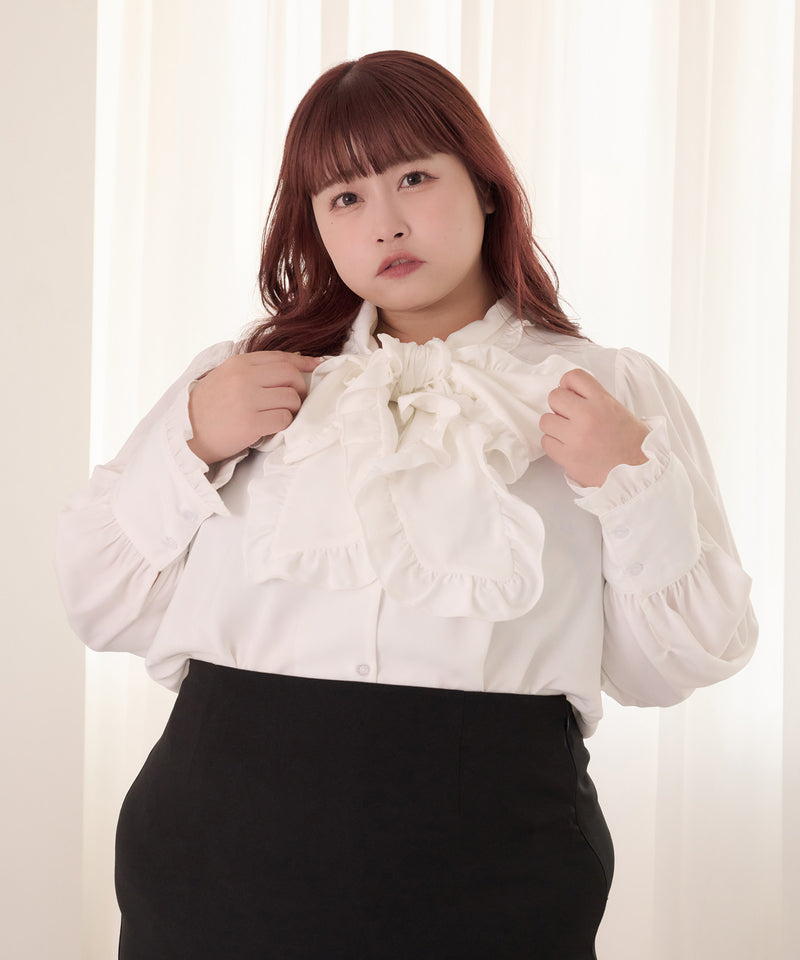 FRILL BOWTIE BLOUSE/フリルボウタイブラウス