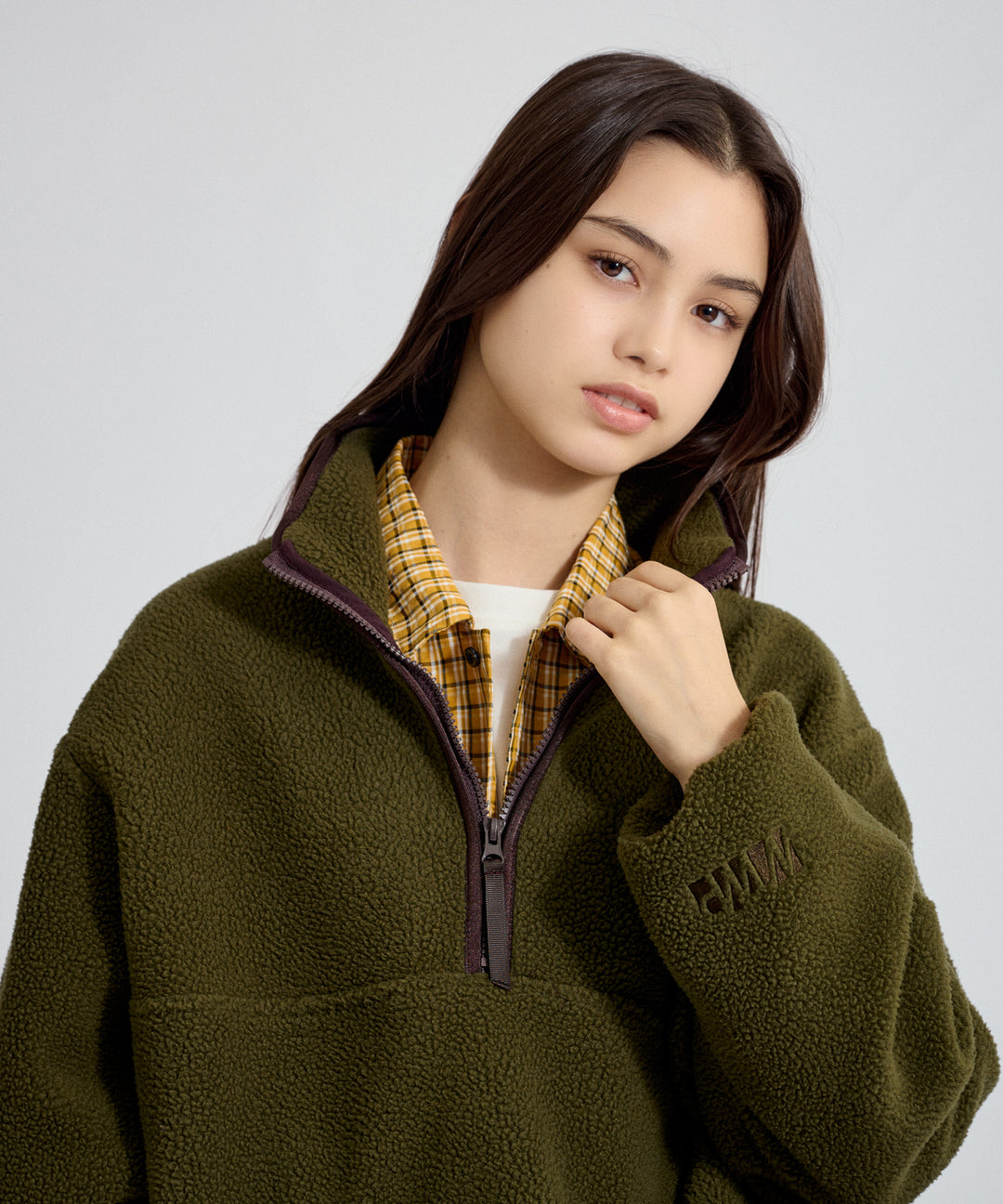 WETTEMPT｜ウィテンプト】HALF ZIP BOA FLEECE PULLOVER
