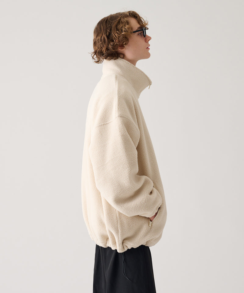 【WETTEMPT｜ウィテンプト】STAND NECK BOA FLEECE BLOUSON / スタンドネックボアフリースブルゾン