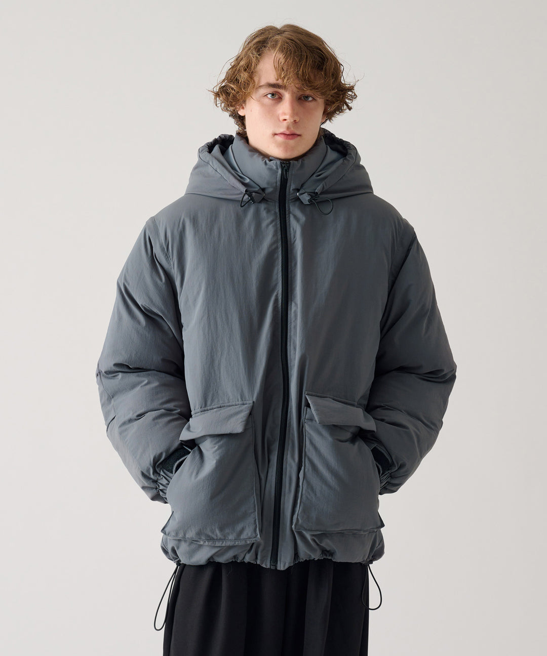 【美品】ハンティングワールド 4wayダウン、ナイロン、ジャケット WETTEMPT|ウィテンプト】4WAY DETACHABLE PADDING JACKET