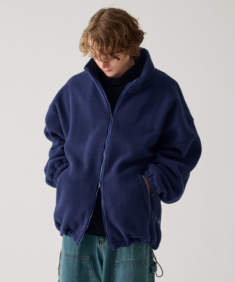 【WETTEMPT｜ウィテンプト】STAND NECK BOA FLEECE BLOUSON / スタンドネックボアフリースブルゾン