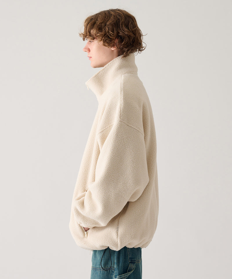 【WETTEMPT｜ウィテンプト】STAND NECK BOA FLEECE BLOUSON / スタンドネックボアフリースブルゾン