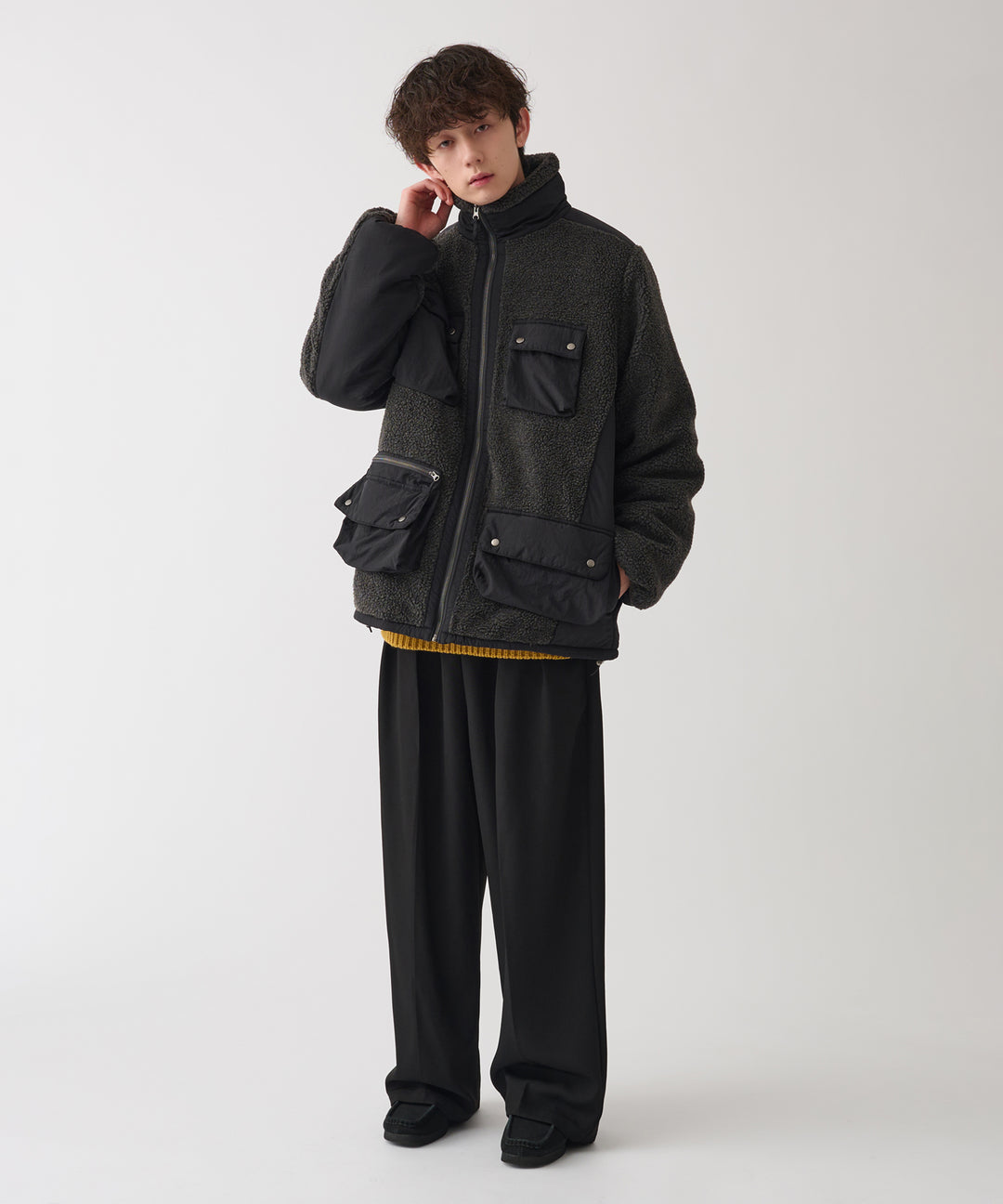 極美品 TIGHTBOOTH DIAMOND BOA JKT ボア ブルゾン 極美品 TIGHTBOOTH DIAMOND BOA JKT ボア ブルゾン - メルカリ