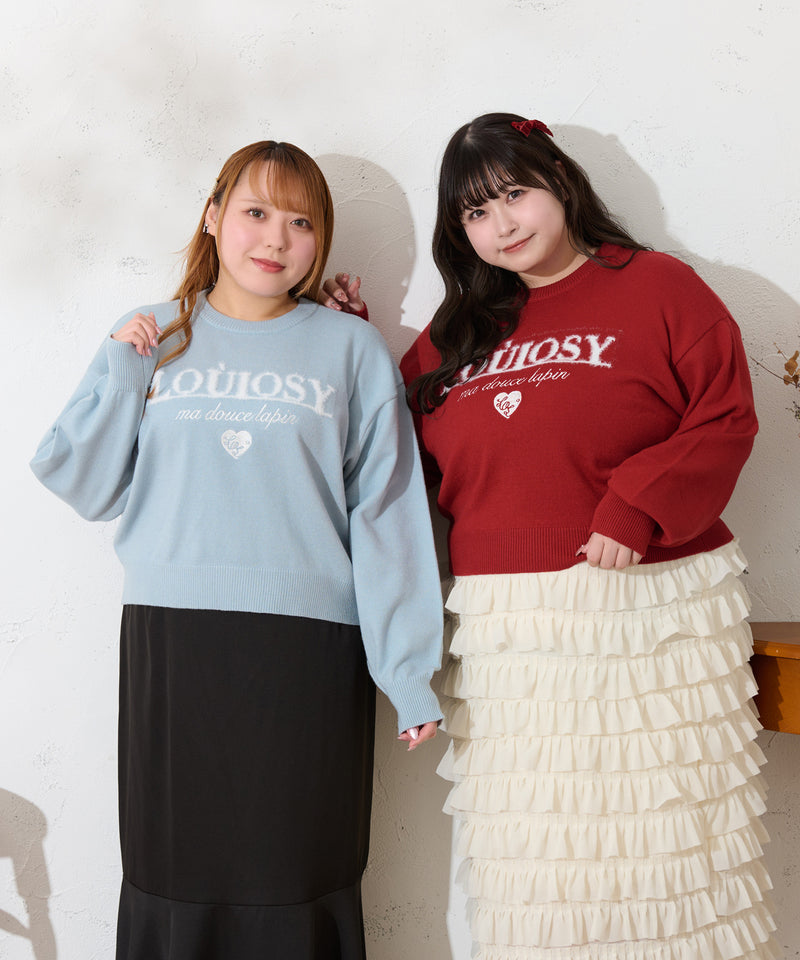 JACQUSRD LOGO KINIT PULLOVER / ジャガードロゴニットプルオーバー