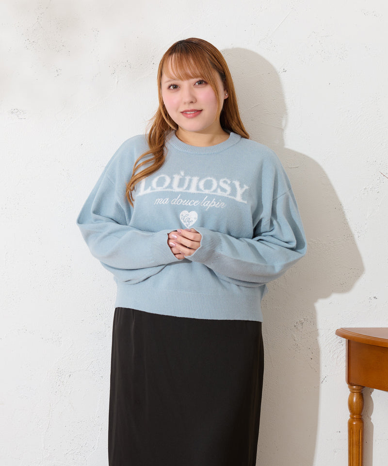 JACQUSRD LOGO KINIT PULLOVER / ジャガードロゴニットプルオーバー