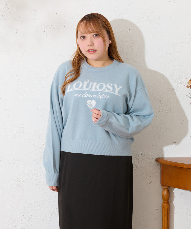 JACQUSRD LOGO KINIT PULLOVER / ジャガードロゴニットプルオーバー