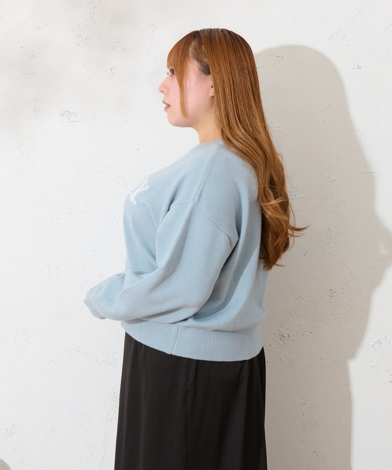 JACQUSRD LOGO KINIT PULLOVER / ジャガードロゴニットプルオーバー