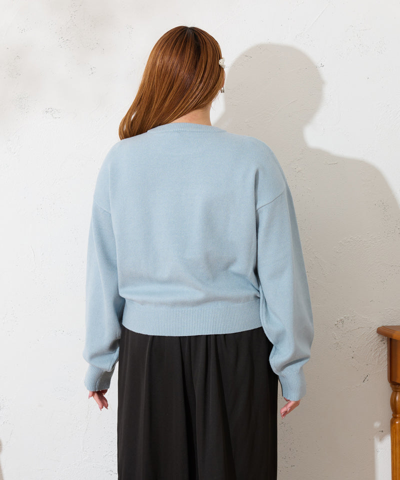 JACQUSRD LOGO KINIT PULLOVER / ジャガードロゴニットプルオーバー