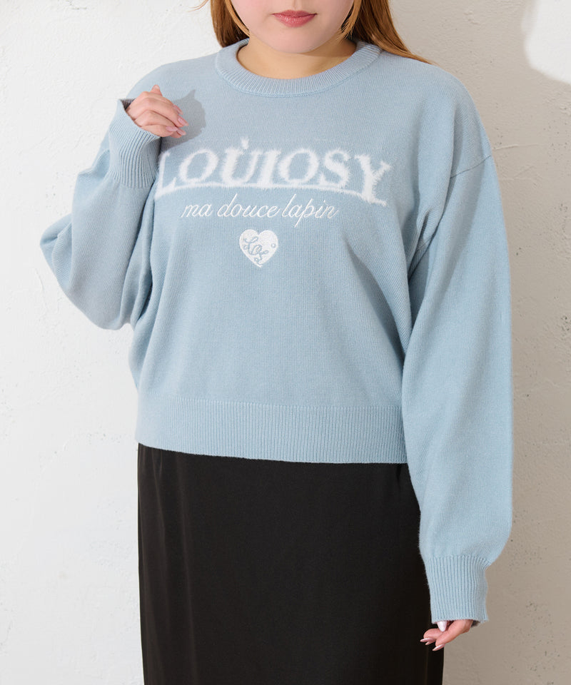 JACQUSRD LOGO KINIT PULLOVER / ジャガードロゴニットプルオーバー