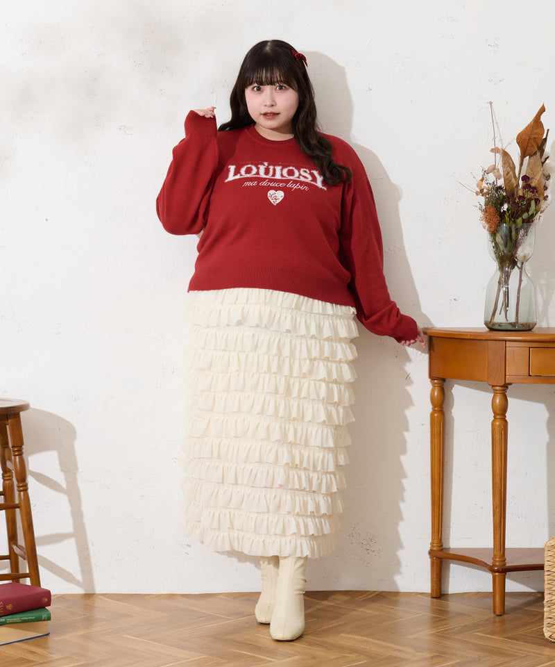 JACQUSRD LOGO KINIT PULLOVER / ジャガードロゴニットプルオーバー