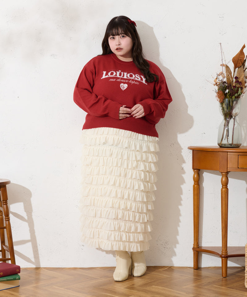 JACQUSRD LOGO KINIT PULLOVER / ジャガードロゴニットプルオーバー