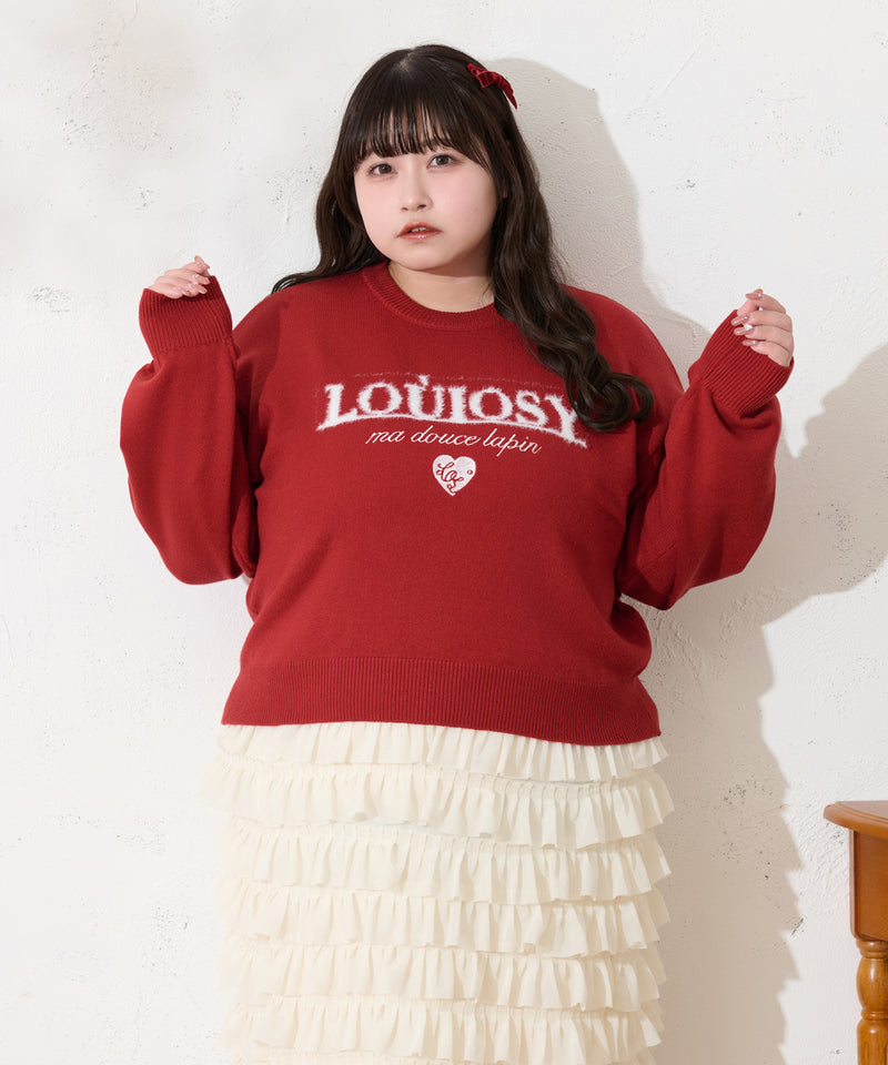 JACQUSRD LOGO KINIT PULLOVER / ジャガードロゴニットプルオーバー