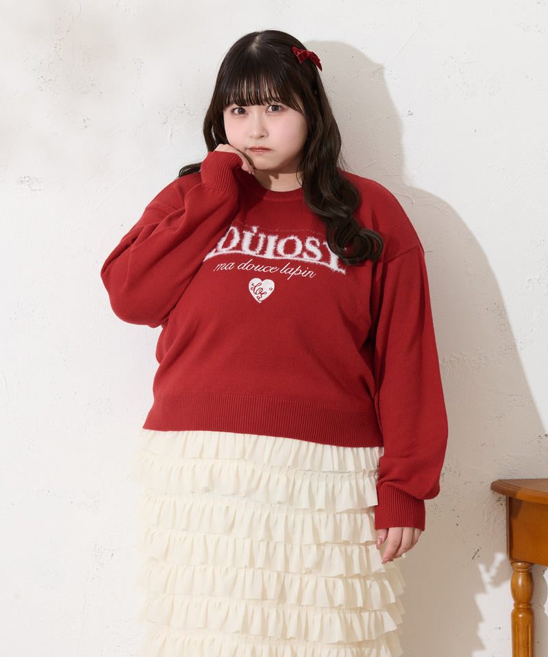 JACQUSRD LOGO KINIT PULLOVER / ジャガードロゴニットプルオーバー